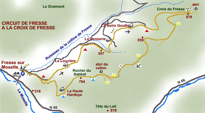 Circuit randonnée Vosges Ermitage Rochelotte