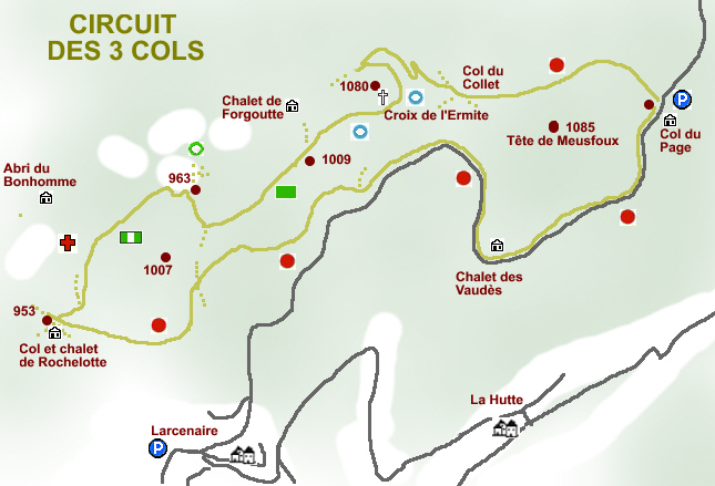 Circuit randonnée Vosges Ermitage Rochelotte