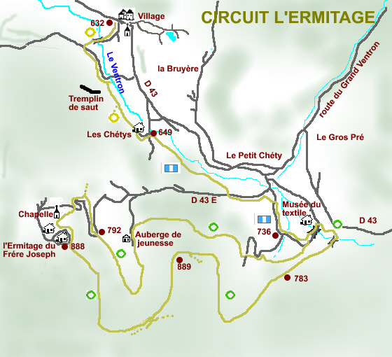 Circuit randonnée Vosges Ermitage Rochelotte