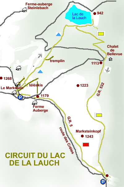 Circuit randonnée Vosges Ermitage Rochelotte