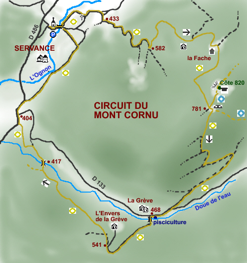 Circuit randonnée Vosges Ermitage Rochelotte