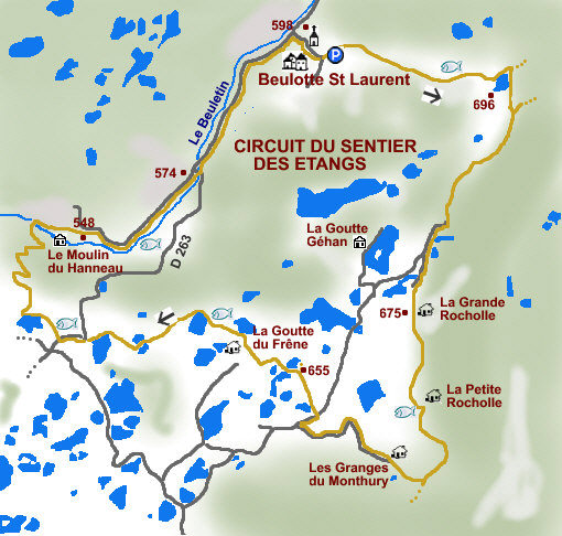 Circuit randonnée Vosges Ermitage Rochelotte