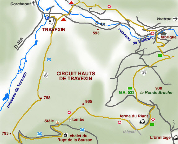 Circuit randonnée Vosges Ermitage Rochelotte